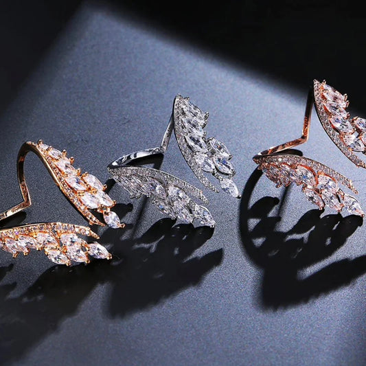 CAOSHI Luxe Sparkle Statement Ring – Dazzle Boldly, Shine Endlessly